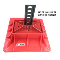 Base de gato 4x4 high lift farm jack para uso en suelo blando