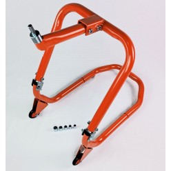 Proffesional motorcycle stand for front axle with 6 couplings