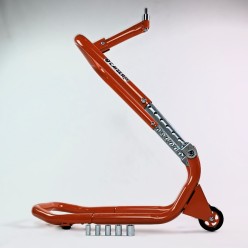 Proffesional motorcycle stand for front axle with 6 couplings