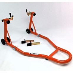 kit caballete elevador eje delantero y eje trasero universale s para moto 340kg. / 750 libs